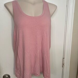 Banana Republic Scoop Neck Pink Tank Top